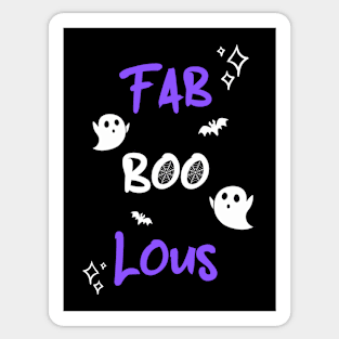 Fab-BOO-Lous Sticker